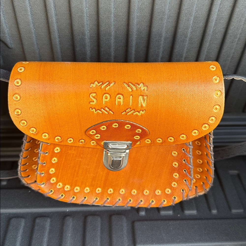 Spain Leather Crossbody Bag